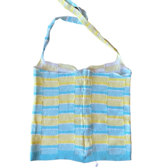 gimaguas knit halter top color block - Picture 3 of 3